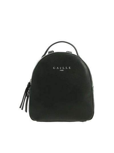 Shop Gaelle Paris Branded Mini Backpack In Black