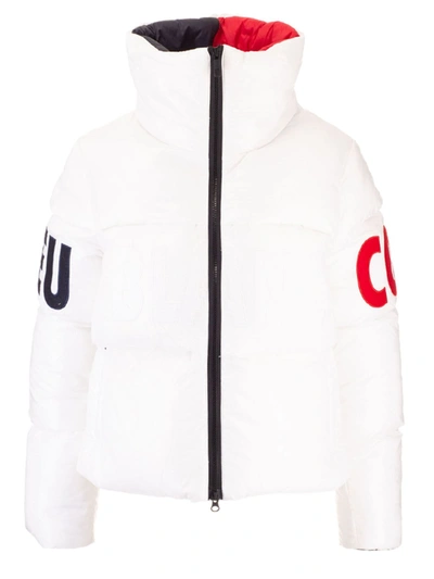 Shop Rossignol High Collar Downjacket In White