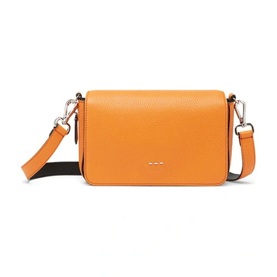 Shop Fendi Flap Bag In Orange