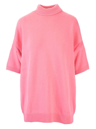 Shop Givenchy Oversized Cashmere T-shirt In Pink