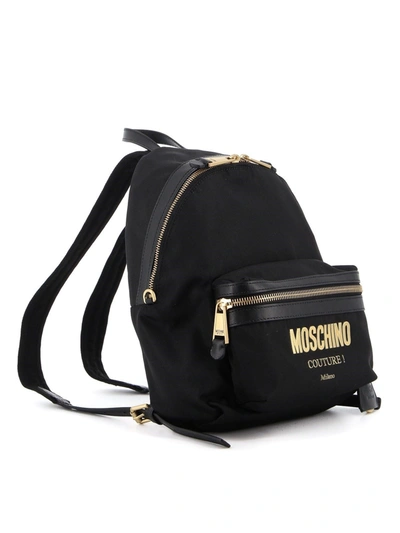 Shop Moschino Cordura® Backpack In Black