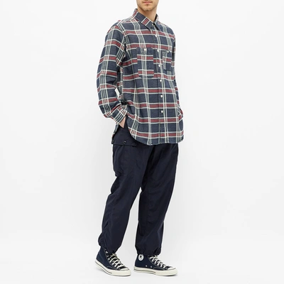 Shop Engineered Garments Work Shirt In Blue