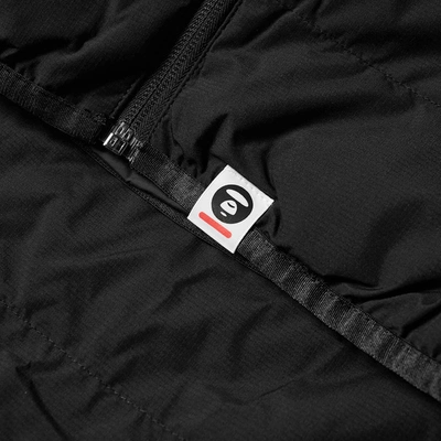 Shop Aape By A Bathing Ape Aape Logo Lightweight Down Jacket In Black
