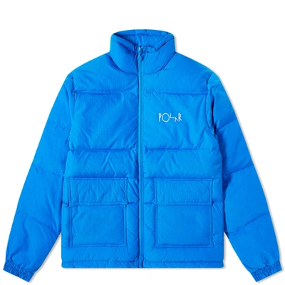 Polar Skate Co. Pocket Puffer Jacket In Blue | ModeSens