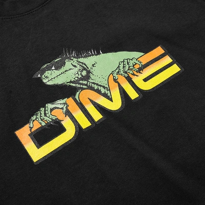 Shop Dime Lizard Tee In Black