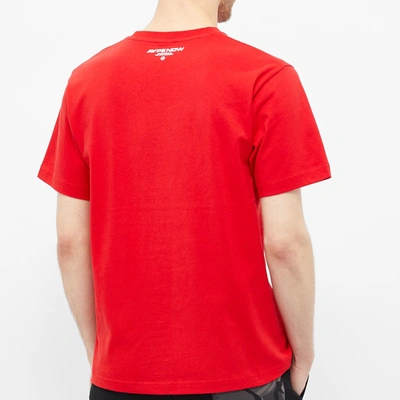 Shop Aape By A Bathing Ape Aape One Point Tee In Red
