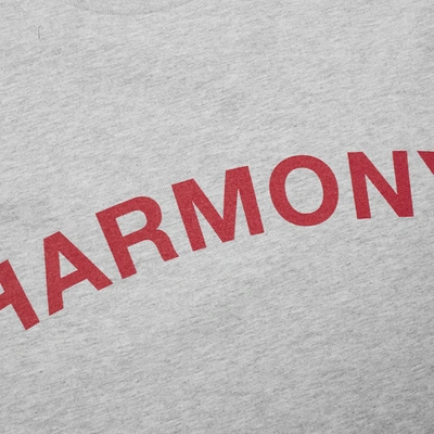 Shop Harmony Teo Logo Tee In Grey
