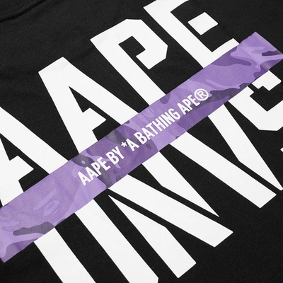 Shop Aape By A Bathing Ape Aape Universe Tee In Black