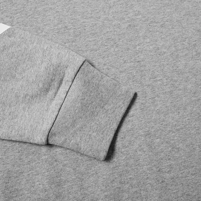 Shop Aape By A Bathing Ape Aape Long Sleeve Logo Arm Tee In Grey