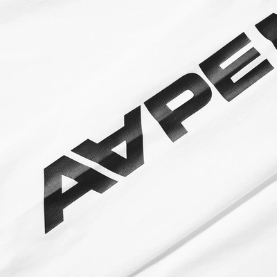 Shop Aape By A Bathing Ape Aape Long Sleeve Logo Arm Tee In White
