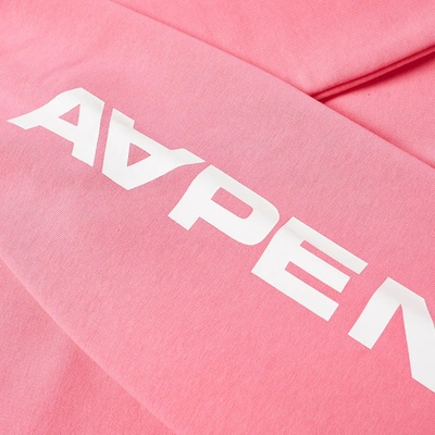 Shop Aape By A Bathing Ape Aape Logo Arm Crew Sweat In Pink