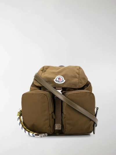 Shop Moncler Dauphine Small Backpack In Green