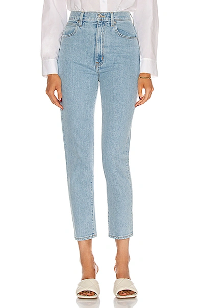 Slvrlake Beatnik High-rise Slim Ankle Jeans In Cali Skies