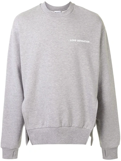 Honey Fucking Dijon Love Sensation Sweatshirt In Grey | ModeSens