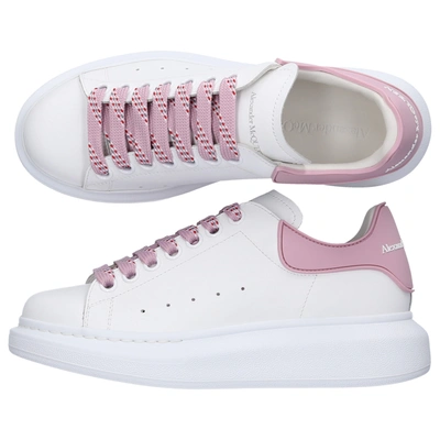 Shop Alexander Mcqueen Women Low-top Sneakers Larry In Pink