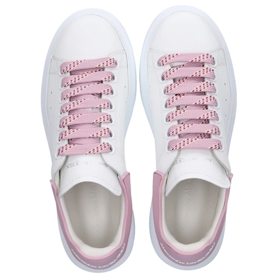 Shop Alexander Mcqueen Women Low-top Sneakers Larry In Pink
