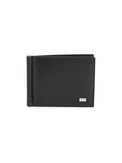 Shop Bally Bodolo Leather Bi-fold Wallet In Black