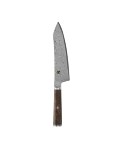 Shop Miyabi Black 5000mcd67 7" Rocking Santoku Knife In Brown