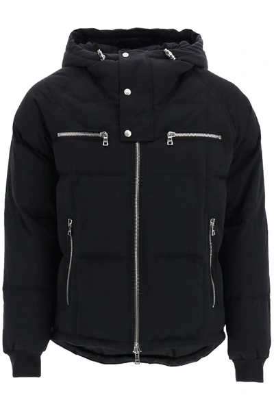 Shop Balmain Embossed Logo Jacket In Black