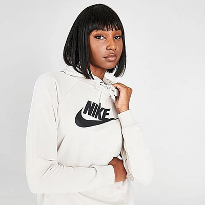 Shop Nike Women's Sportswear Essential Hoodie In Grey