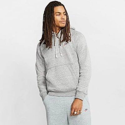 Shop Nike Sportswear Heritage Hoodie In Grey