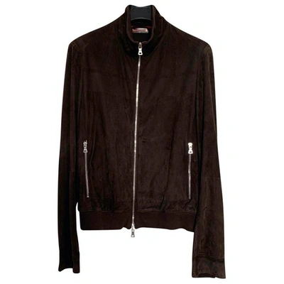 Pre-owned Prada Jacket In Brown