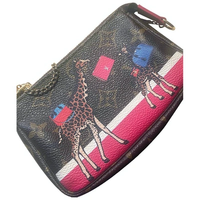 Pre-owned Louis Vuitton Pochette Accessoire Multicolour Cloth Clutch Bag