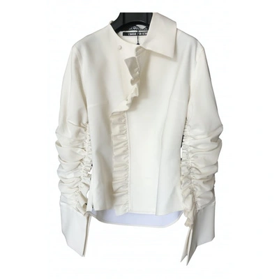 Pre-owned Jacquemus L'amour D'un Gitan White Wool  Top