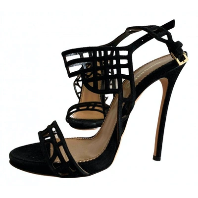 Pre-owned Dsquared2 Black Suede Sandals