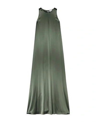 Shop Deveaux Woman Maxi Dress Military Green Size 2 Triacetate, Polyester