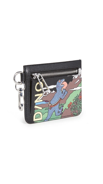 Shop Ps By Paul Smith Dino Zip Pouch In Black Multi