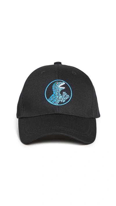 Shop Ps By Paul Smith Dino Baseball Cap In Black