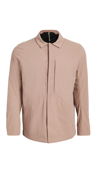 Shop Arc'teryx Mionn Shirt Jacket In Mauve Sand