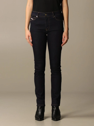 Shop Diesel Jeans In Super Skinny Stretch Denim