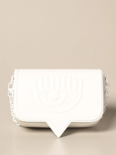 Shop Chiara Ferragni Bag In Synthetic Leather In White