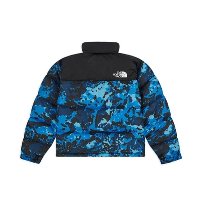 The North Face 1996 Retro Nuptse Water Resistant Down Puffer Jacket In Blue