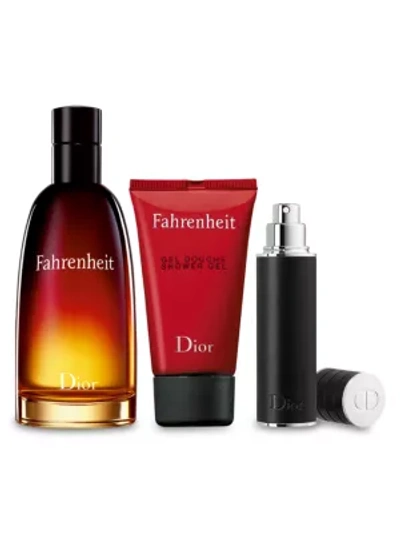 Shop Dior Fahrenheit 3-piece Eau De Toilette, Travel Spray & Shower Gel Fragrance Set