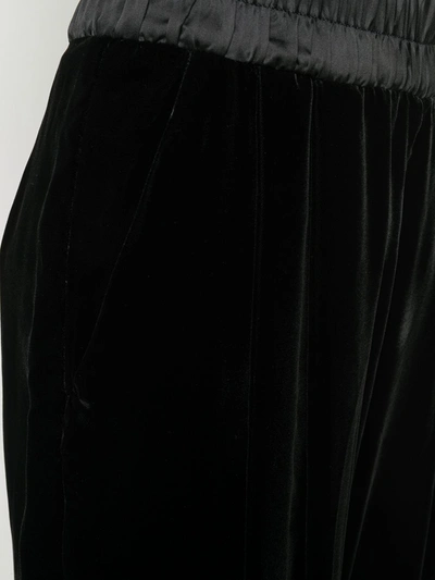 Shop Emporio Armani Trousers In Black