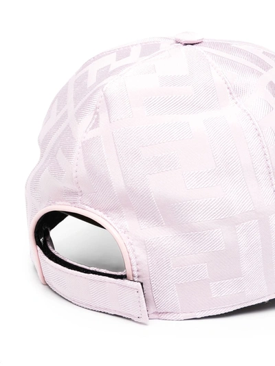 Shop Fendi Ff Baseball Cap In Multicolor