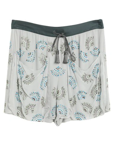 Shop Emporio Armani Shorts In Light Grey