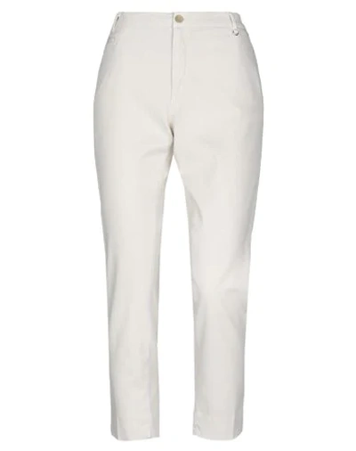 Shop Mason's Woman Pants Dove Grey Size 12 Cotton, Lyocell, Elastane