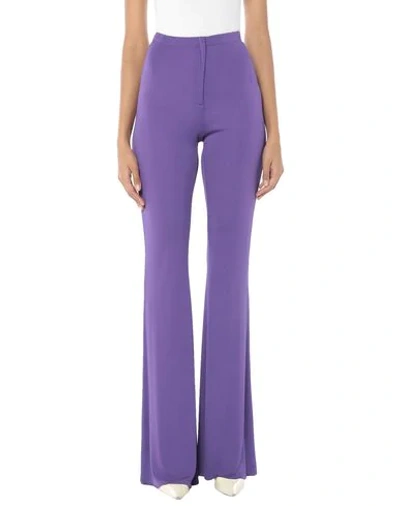 Shop Marni Woman Pants Purple Size 4 Viscose