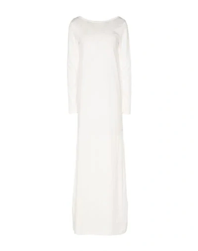 Shop Douuod Woman Maxi Dress White Size S Cotton