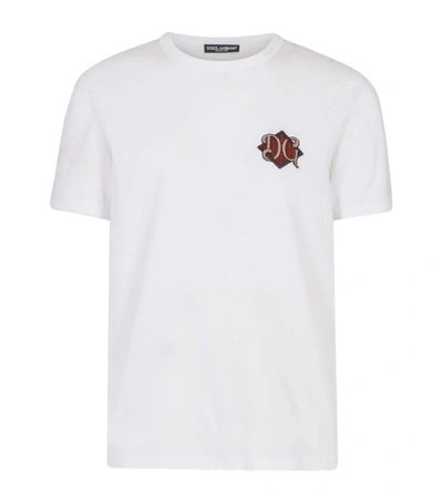 Shop Dolce & Gabbana Monogram Patch T-shirt