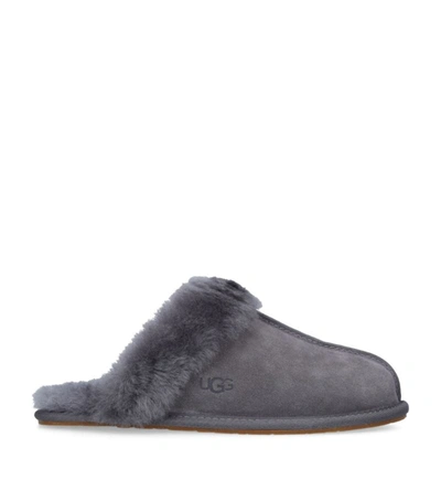 Ugg Coquette Womens Suede Lined Mule Slippers In Grey | ModeSens