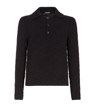 Shop Dolce & Gabbana Polo-style Sweater