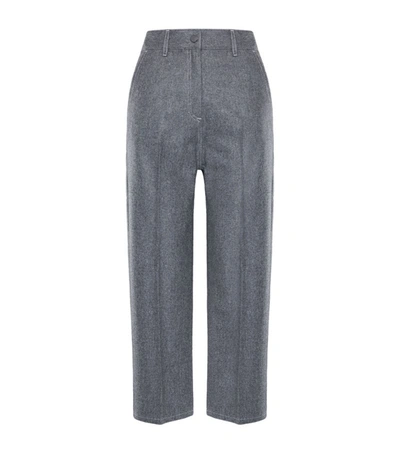 Shop Moncler Wool Trousers