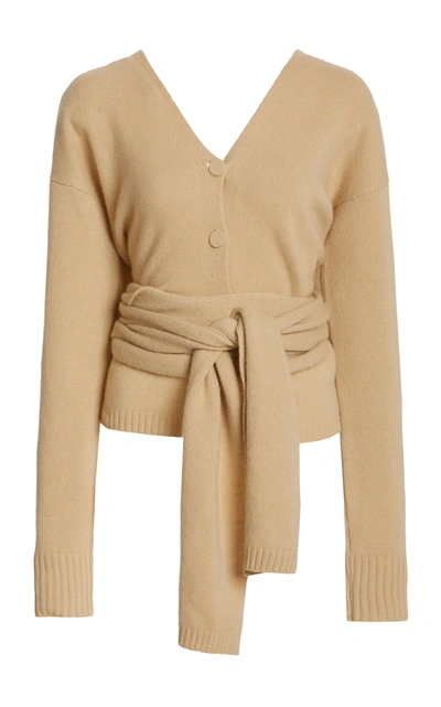 Altuzarra Neeja Merino Wool-cashmere Sweater In Neutral