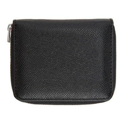 Shop Ami Alexandre Mattiussi Black Ami De Coeur Compact Wallet In 001 Black