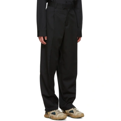 Oamc Colonel Wool Pants In Black